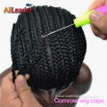 Wig Caps Black Box Braided Cornrow Wig Caps With Combs Factory